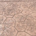 Is imprinted concrete driveway slippery?